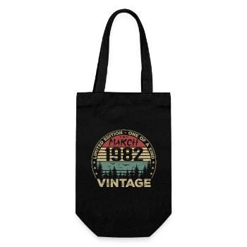 Mars 1982 - Meilleur Cadeau Anniversaire Mars 1982 - Sac à bouteille - noir - Devant