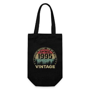 Cadeau Vintage Avril 1995 Anniversaire - Sac à bouteille - noir - Devant