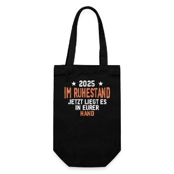2025 retraité drôle retraité cadeau - Sac à bouteille - noir - Devant