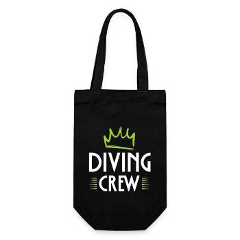 Diving Crew - Gift Bag for Bottles - black - Front