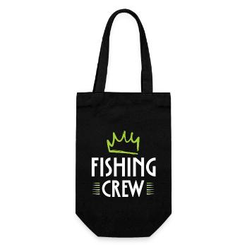 Fishing Crew - Gift Bag for Bottles - black - Front
