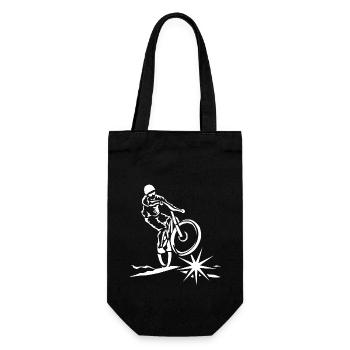 T-shirt VTT à motif VTT - Sac à bouteille - noir - Devant