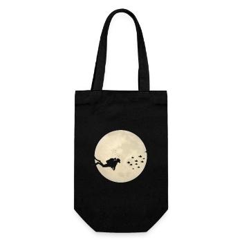 Space diver - Sac à bouteille - noir - Devant