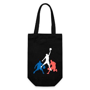 Basketball Basketball Player Supporter - Gift Bag for Bottles - black - Front