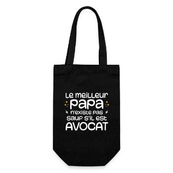 Le Meilleur Papa Nexiste Pas Sauf S'il Est Avocat - Sac à bouteille - noir - Devant