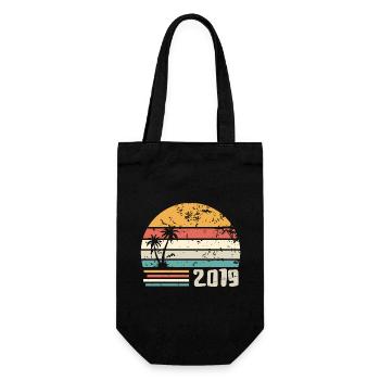 2019 Cadeau Anniversaire - Made in 2019 Rétro 2019 - Sac à bouteille - noir - Devant