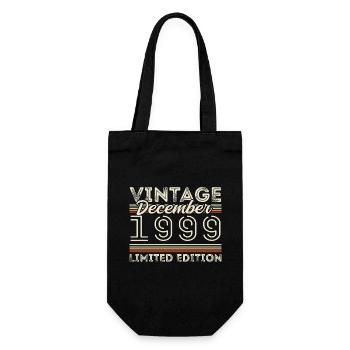 Vintage Décembre 1999 - 26e Anniversaire Décember - Sac à bouteille - noir - Devant
