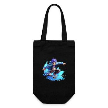 Anime Skater - Gift Bag for Bottles - black - Front