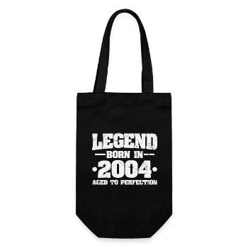 Légende depuis 2004 Vintage Born Anniversaire - Sac à bouteille - noir - Devant