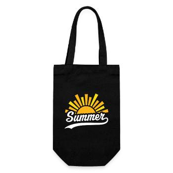 Soleil d’été - Sac à bouteille - noir - Devant