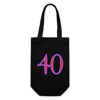 40 - Sac à bouteille - noir - Devant