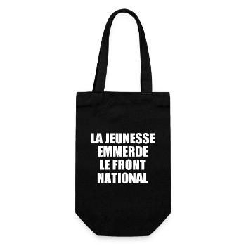 la jeunesse emmerde front national - Sac à bouteille - noir - Devant