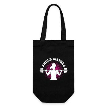 Swole Sisters Funny Couples Workout Swole Sisters - Sac à bouteille - noir - Devant