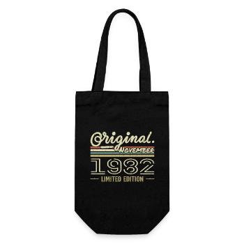 November 1982 - November 1982 Birthday Gift - Gift Bag for Bottles - black - Front