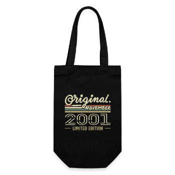 November 2001 - November 2001 Birthday Gift - Gift Bag for Bottles - black - Front