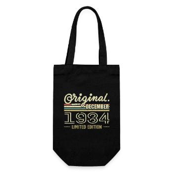 December 1984 Birthday December 1984 December - Gift Bag for Bottles - black - Front