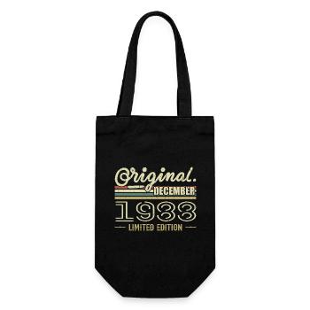 Dezember 1988 Geburtstag Dezember 1988 Dezember - Geschenkbeutel für Flaschen - Schwarz - Vorne
