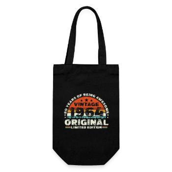 60 ans 60 cadeau d’anniversaire vintage 1964 - Sac à bouteille - noir - Devant