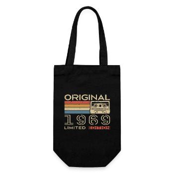 Cadeau Anniversaire 1969 Rétro 1969 - Vintage 1969 - Sac à bouteille - noir - Devant