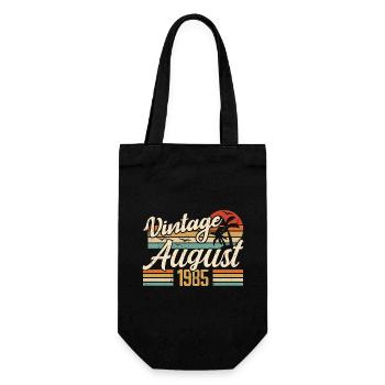 Août 1985 Anniversaire 1985 - Cadeau Légendes Août - Sac à bouteille - noir - Devant