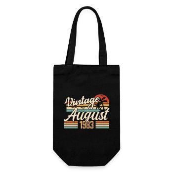 August 1983 Anniversary 1983 - August Legends Gift - Gift Bag for Bottles - black - Front
