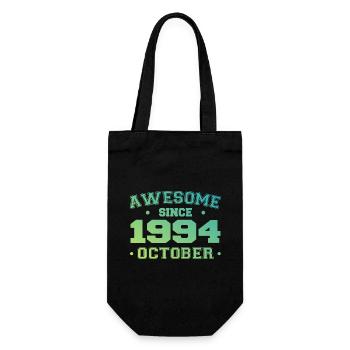 October 1994 - October 1994 Birthday Gift - Gift Bag for Bottles - black - Front