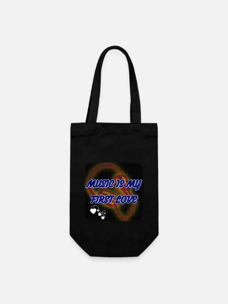 La musique est mon premier amour - Club WoW - Sac à bouteille - noir