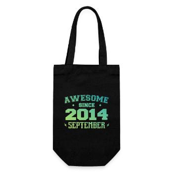 Septembre 2014 Cadeau Anniversaire Septembre 2014 - Sac à bouteille - noir - Devant