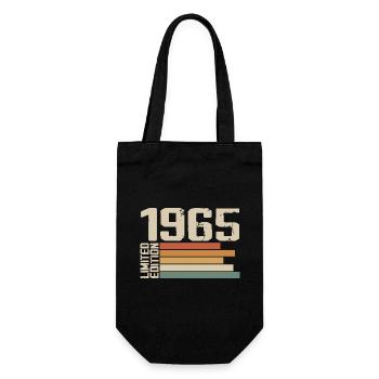 1965 Vintage - Retro 1965 Cadeau Anniversaire 1965 - Sac à bouteille - noir - Devant