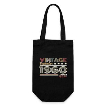 Vintage Septembre 1960 Septembre 1960 September - Sac à bouteille - noir - Devant