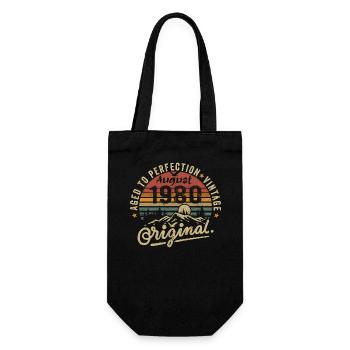 Birthday 1980 Vintage August 1980 Gift 1980 - Gift Bag for Bottles - black - Front