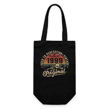 Birthday 1999 Vintage August 1999 Gift 1999 - Gift Bag for Bottles - black - Front