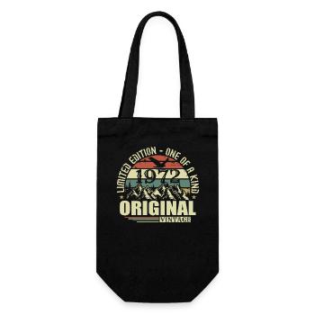 Original 1972 Vintage Rétro Vintage 1972 Né - Sac à bouteille - noir - Devant