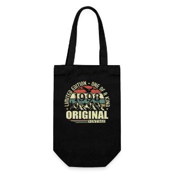 Original 1998 Vintage Retro Vintage 1998 Born - Gift Bag for Bottles - black - Front