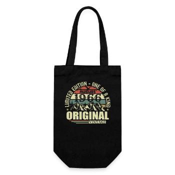August 1966 Birthday August 1966 Vintage August - Gift Bag for Bottles - black - Front