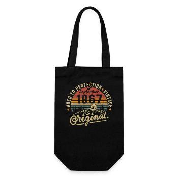 september 1967 anniversary september 1967 september - Gift Bag for Bottles - black - Front