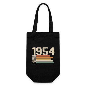 1954 Vintage - Retro 1954 Cadeau Anniversaire 1954 - Sac à bouteille - noir - Devant