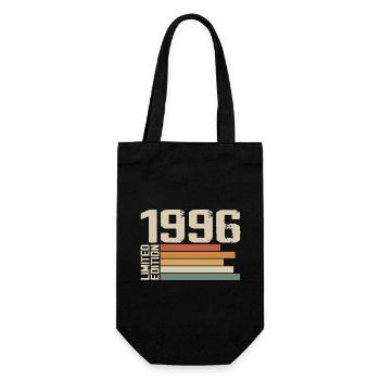 1996 Vintage - Retro 1996 Cadeau Anniversaire 1996 - Sac à bouteille - noir - Devant