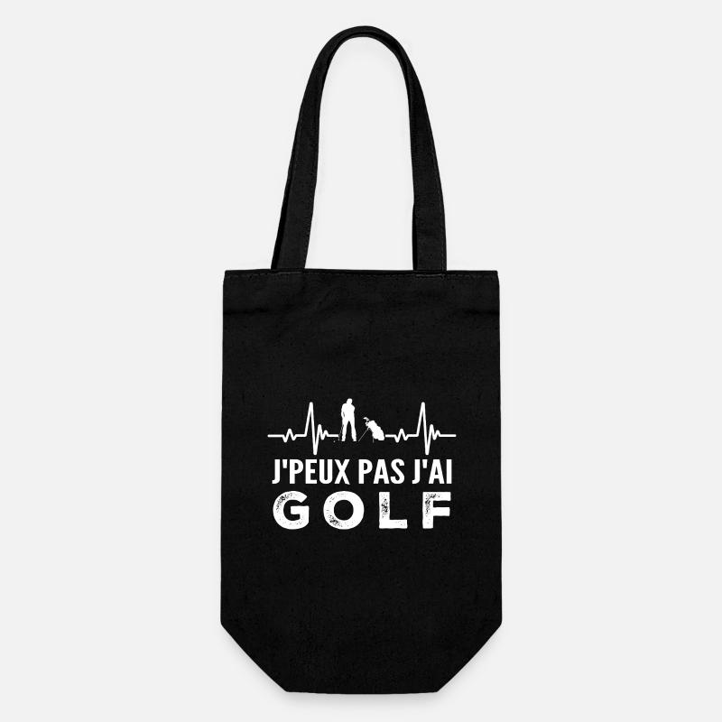 Je peux pas j'ai golf - Sac à bouteille - noir