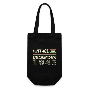 1943 December 1943 Jubilee December 1943 - Gift Bag for Bottles - black - Front