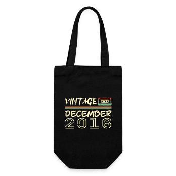 2016 December 2016 Jubilee December 2016 - Gift Bag for Bottles - black - Front