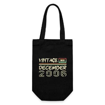 2006 December 2006 Jubilee December 2006 - Gift Bag for Bottles - black - Front