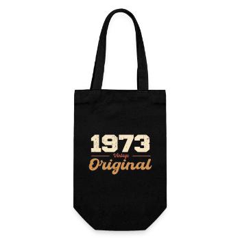 1973 Vintage Anniversaire Rétro Cadeau 1973 - Sac à bouteille - noir - Devant