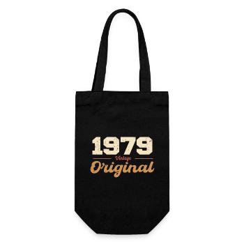 1979 Vintage Anniversaire Rétro Cadeau 1979 - Sac à bouteille - noir - Devant