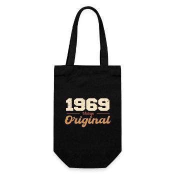 1969 Vintage Anniversaire Rétro Cadeau 1969 - Sac à bouteille - noir - Devant