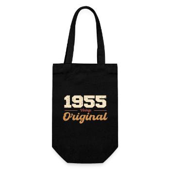 1955 Vintage Anniversaire Rétro Cadeau 1955 - Sac à bouteille - noir - Devant