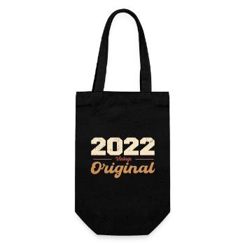 2022 Vintage Anniversaire Rétro Cadeau 2022 - Sac à bouteille - noir - Devant