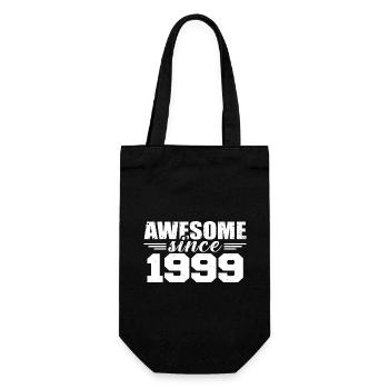 Né en 1999 Vintage Cadeau Anniversaire Rétro 1999 - Sac à bouteille - noir - Devant