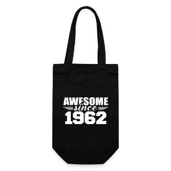 Né en 1962 Vintage Cadeau Anniversaire Rétro 1962 - Sac à bouteille - noir - Devant