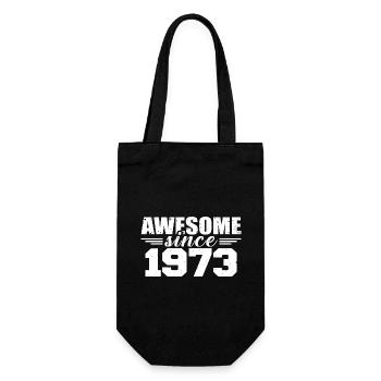 Né en 1973 Vintage Cadeau Anniversaire Rétro 1973 - Sac à bouteille - noir - Devant